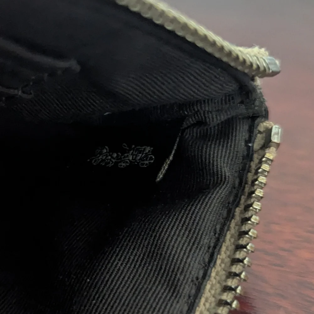 Coach missing zipper